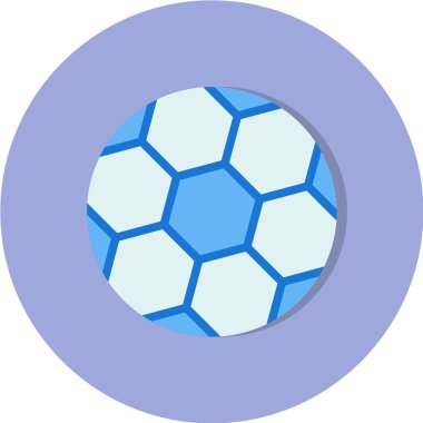 Futbol topu vektör simgesi