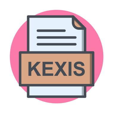 dosya biçimi simgesi vektörü