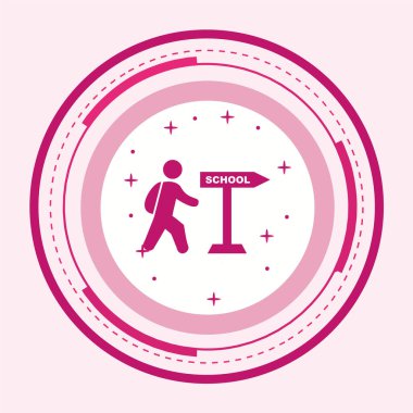 Okul, eğitim, vektör illüstrasyonu 