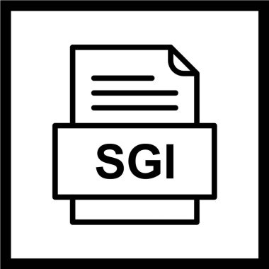 dosya biçimi simgesi, vektör illüstrasyonu