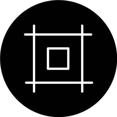 Bir futbol simgesinin vektör illüstrasyonu