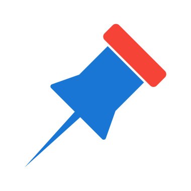 Pin Simgesi Biçimlendirme Tarzı İzole Arkaplan