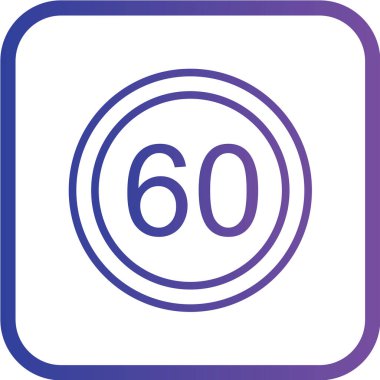 Gölgeli tek mavi yuvarlak düğmenin vektör çizimi