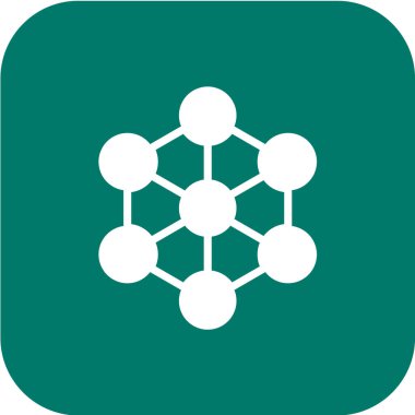 Bilim, teknoloji, eğitim ve ağ simgesi vektörü