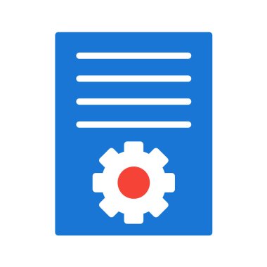 Sözleşme ikonu. Vektör illüstrasyon biçimi beyaz arkaplan üzerindeki düz ikonik semboldür.