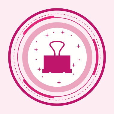 Klipsleme Simgesi Moda Biçimli Ayrı Arka Gruplandırılmış