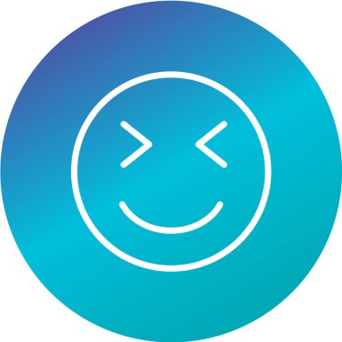 Moda Biçimli Emoji Simgesi İzole Arkaplan 