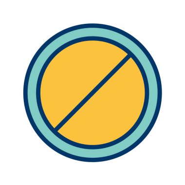 Yol simgesi, vektör illüstrasyonu