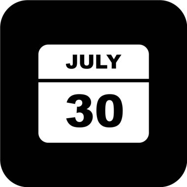 Takvim simgesi tasarımı, vektör illüstrasyonu