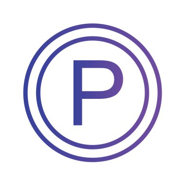 Yol simgesi, vektör illüstrasyonu