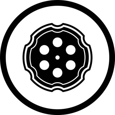 Moda Biçimli Oda Simgesi İzole Arkaplan