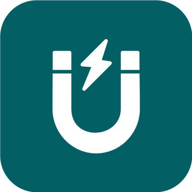 Basit simge, at nalının vektör çizimi