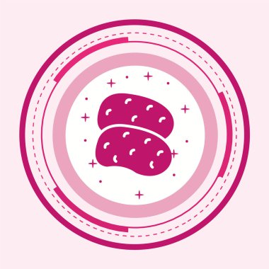 Gıda Web ikonu vektör illüstrasyonu 