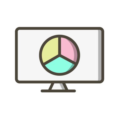 İş vektörü illüstrasyonu beyaz arkaplanda izole edildi