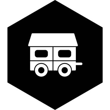 Mobil Ev Simgesi Moda Biçimli İzole Arkaplan