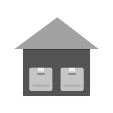 Ev ikonu. vektör illüstrasyonu