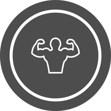 Moda Biçimli Gövde Simgesi İzole Arkaplan