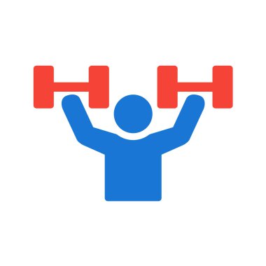 Moda Biçiminde Egzersiz Simgesi İzole Arkaplan