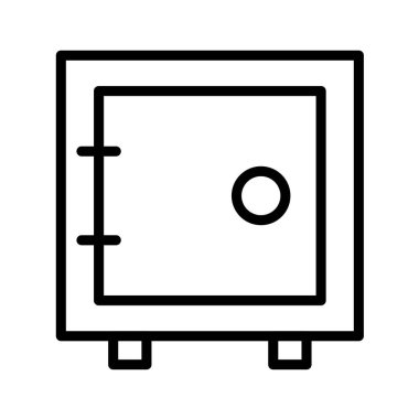 bankacılık ve finans hattı vektör simgesi.