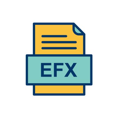 tipik dosya biçimi vektör illüstrasyonu 