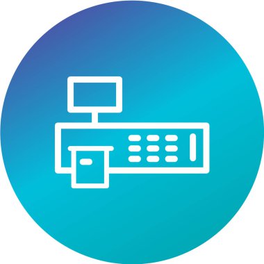 Vektör illüstrasyonu, basit simge  