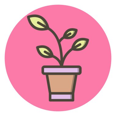 Filiz Simgesi Moda Biçiminde İzole Arkaplan