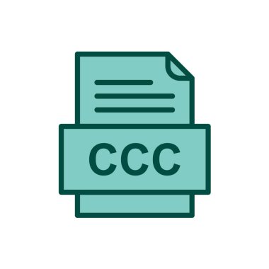 dosya biçimi simgesi, vektör illüstrasyonu