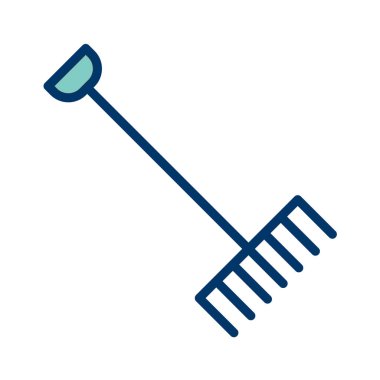 Bahçıvanlık simgesi evli tasarım vektörü illüstrasyonu