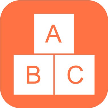 Alfabenin vektör illüstrasyonu