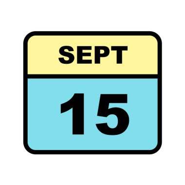 Takvim simgesinin vektör illüstrasyonu 