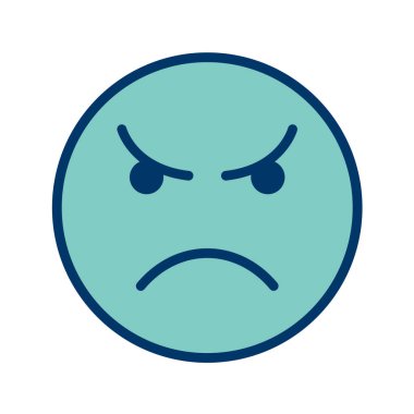 kawaii yüz ifadesi ikon vektör illüstrasyon tasarımı