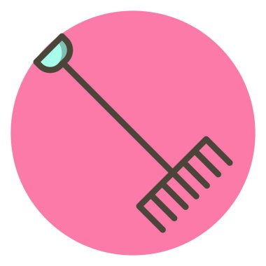 Moda Biçiminde Tırmık Simgesi İzole Arkaplan