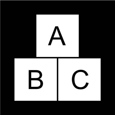 alfabe harf küp vektörü