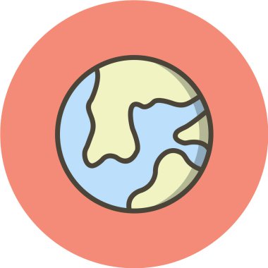 yiyecek düz vektör simgesi