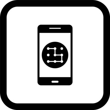 Model Mobil Uygulama Simgesi Moda Biçimli İzole Arkaplan