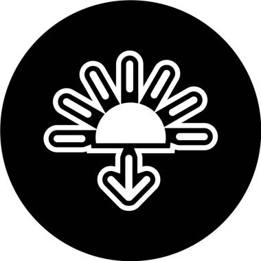 minimalist vektör illüstrasyonu, uygulama simgesi