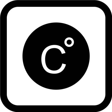 Tek bir simgenin vektör illüstrasyonu