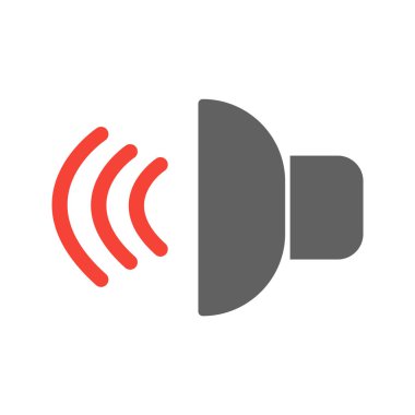 Ses Simgesi Moda Biçimli Ayrı Arkaplan