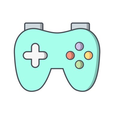 oyun konsolu vektör resimleme grafik tasarımı