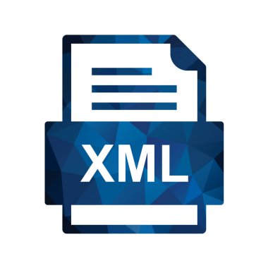 dosya biçimi simgesi, vektör illüstrasyonu