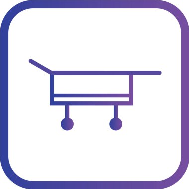 Hastane vektör ikonu. Grafik ve web tasarımı için izole edilmiş resim.