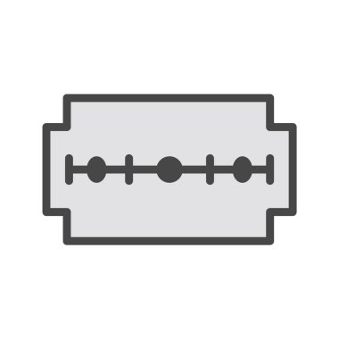 Bıçak Simgesi Moda Biçimi İzole Arkaplan