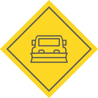 Trafik işareti simgesi. vektör illüstrasyonu 