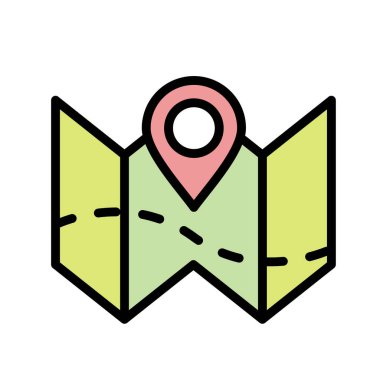 navigasyon iğnesi, vektör illüstrasyonu