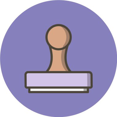 Yargıç tokmağının vektör çizimi