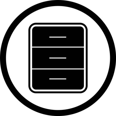  Moda Biçiminde Arşiv Simgesi İzole Arkaplanı 