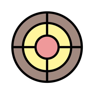 hedef simge, vektör illüstrasyonu