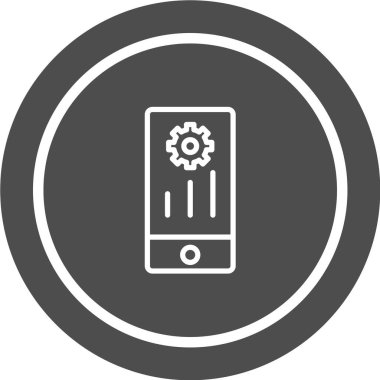 cep telefonu ikonu vektör illüstrasyonu