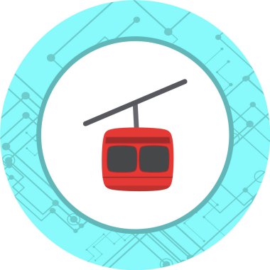 Modern simgenin vektör illüstrasyonu