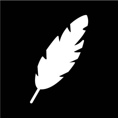 Tüylü ikon, vektör illüstrasyonu. düz tasarım biçimi